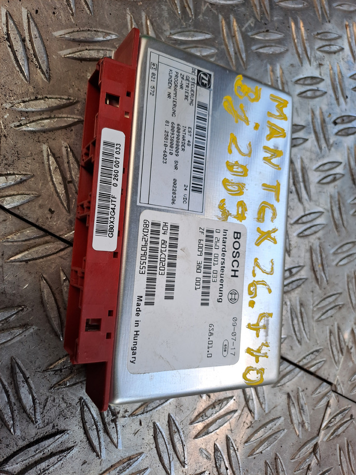 ECU for Truck Gebrauchtes MAN TGX 26.440 Steuergerät Intarder, Artikel - Nr.: 81.25810 - 6023: picture 8 ECU for Truck Gebrauchtes MAN TGX 26.440 Steuergerät Intarder, Artikel - Nr.: 81.25810 - 6023: picture 8