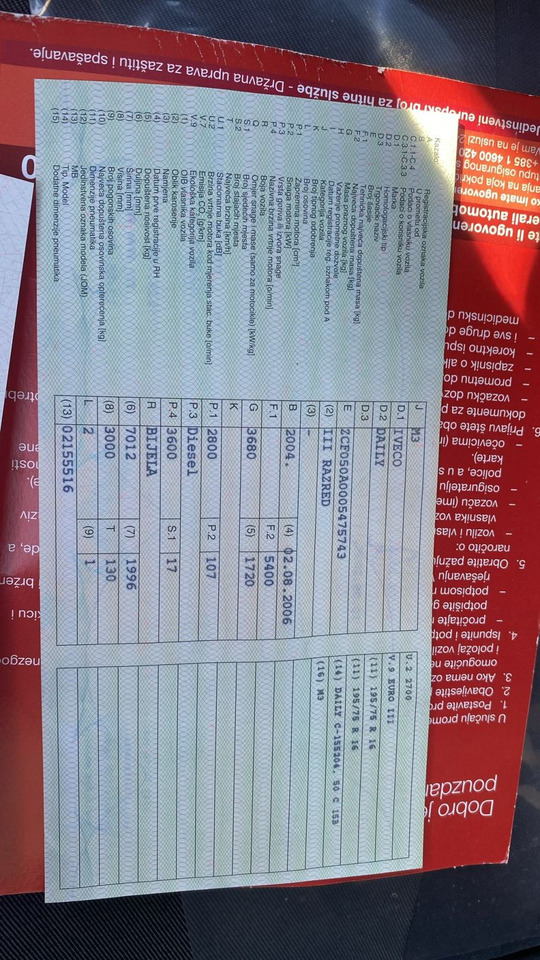 Iveco, 2004 god. - Minibus, People carrier: picture 3 Iveco, 2004 god. - Minibus, People carrier: picture 3