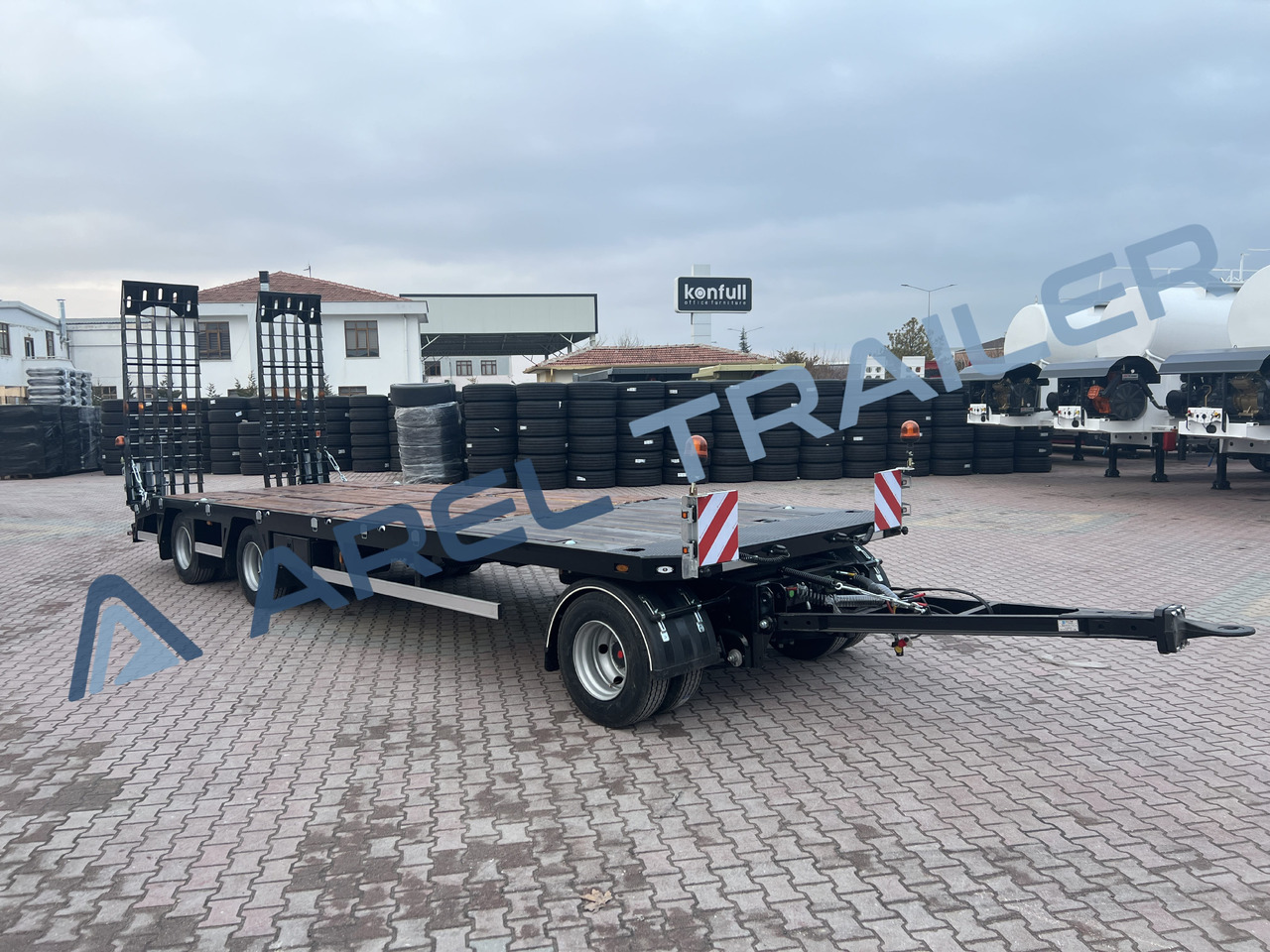 AREL TRAILER 2+1 AXLE DRAWBAR REMORQUE TRAILER - Low loader trailer: picture 1 AREL TRAILER 2+1 AXLE DRAWBAR REMORQUE TRAILER - Low loader trailer: picture 1