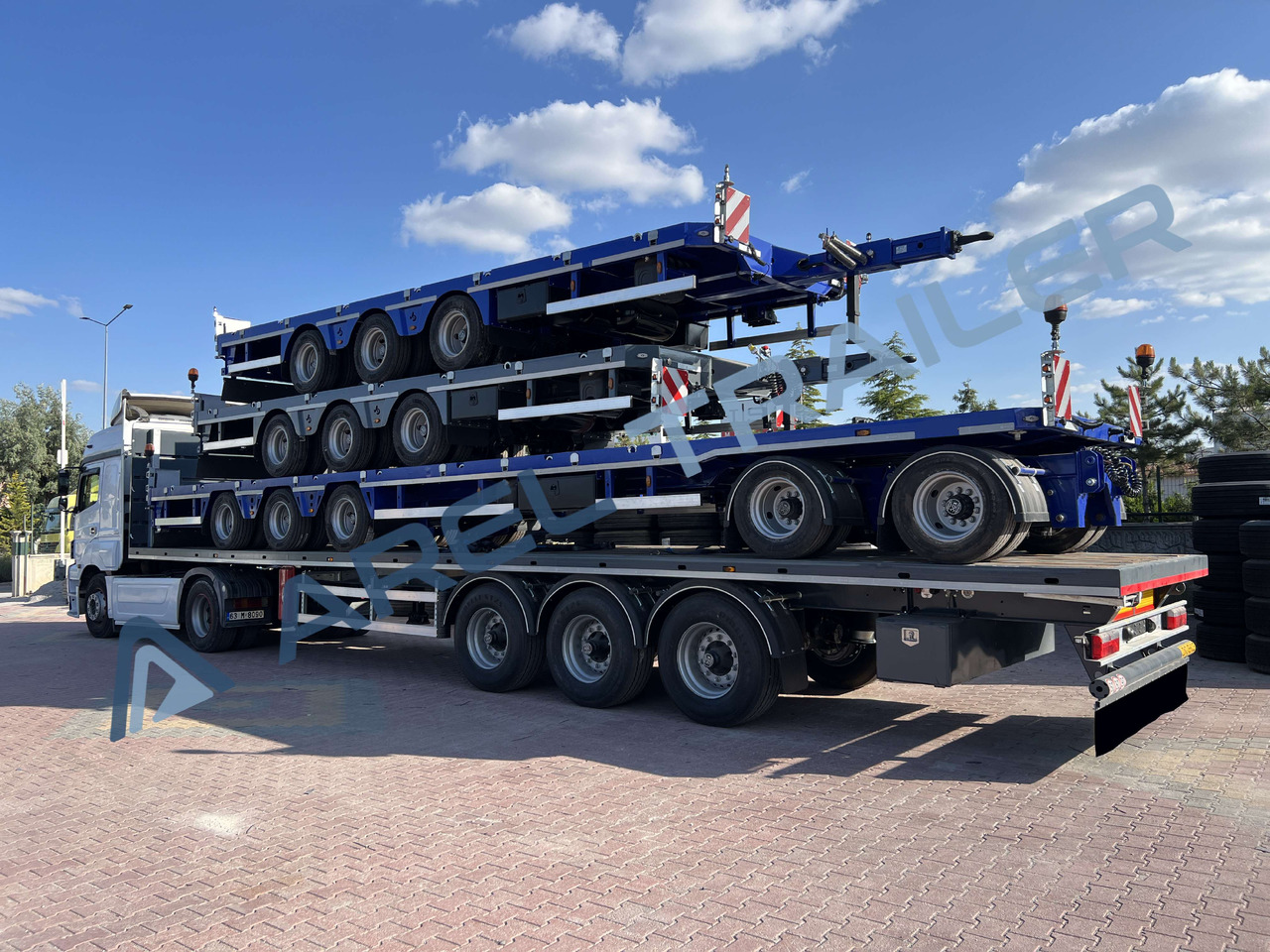 AREL TRAILER 3+2 5 AXLE DRAWBAR REMORQUE TRAILER - Low loader trailer: picture 2 AREL TRAILER 3+2 5 AXLE DRAWBAR REMORQUE TRAILER - Low loader trailer: picture 2