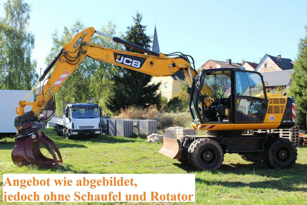 JCB JS 175 W Mobilbagger 18 to. Schnellwechsler - Wheel excavator: picture 1 JCB JS 175 W Mobilbagger 18 to. Schnellwechsler - Wheel excavator: picture 1
