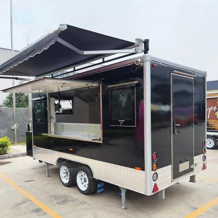 Food Truck Mobile Food Catering Trailer Fully Equipped Outdoor Mobile Beer Ice C 02 - Food trailer: picture 1 Food Truck Mobile Food Catering Trailer Fully Equipped Outdoor Mobile Beer Ice C 02 - Food trailer: picture 1