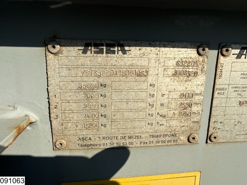 ASCA Chassis 10 / 20 / 30 ft, ADR - Container transporter/ Swap body semi-trailer: picture 4 ASCA Chassis 10 / 20 / 30 ft, ADR - Container transporter/ Swap body semi-trailer: picture 4