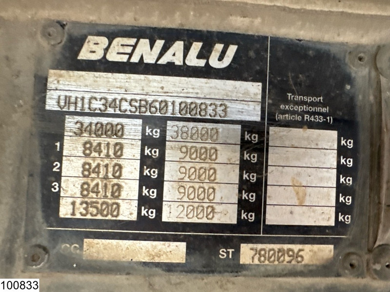 Benalu kipper 25.6 m3 - Tipper semi-trailer: picture 4 Benalu kipper 25.6 m3 - Tipper semi-trailer: picture 4