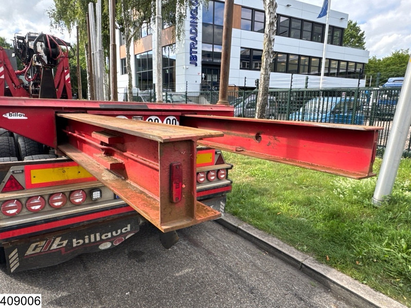 Timber semi-trailer Billaud Chassis Wood transport, Jonsered, Extendable.: picture 11