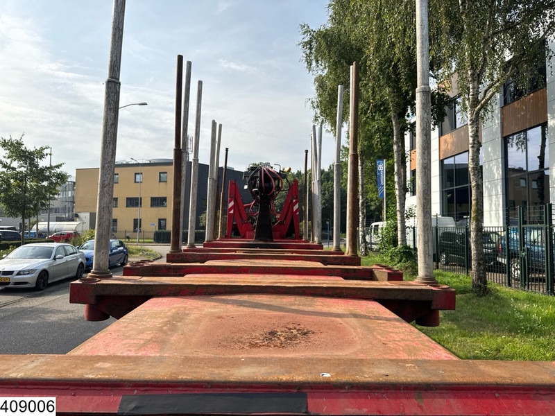 Timber semi-trailer Billaud Chassis Wood transport, Jonsered, Extendable.: picture 17