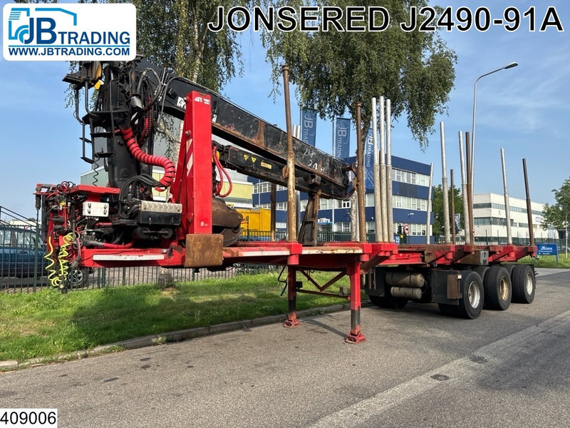 Billaud Chassis Wood transport, Jonsered, Extendable. - Timber semi-trailer: picture 1 Billaud Chassis Wood transport, Jonsered, Extendable. - Timber semi-trailer: picture 1