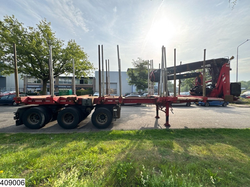 Timber semi-trailer Billaud Chassis Wood transport, Jonsered, Extendable.: picture 7