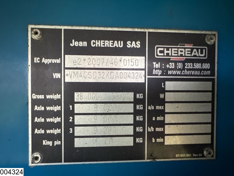 Chereau Koel vries Carrier Vector 1550 - Refrigerated semi-trailer: picture 4 Chereau Koel vries Carrier Vector 1550 - Refrigerated semi-trailer: picture 4