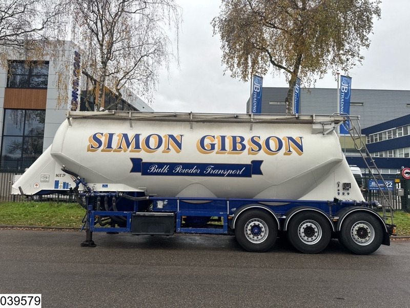 Feldbinder Silo 40.000 Liter, 3 Comp - Tanker semi-trailer: picture 2 Feldbinder Silo 40.000 Liter, 3 Comp - Tanker semi-trailer: picture 2