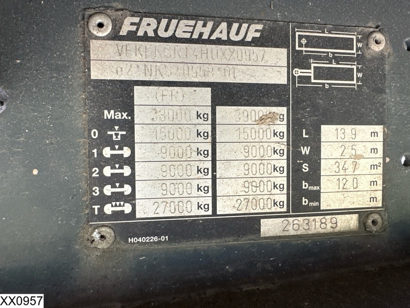 Fruehauf Tautliner - Curtainsider semi-trailer: picture 4 Fruehauf Tautliner - Curtainsider semi-trailer: picture 4