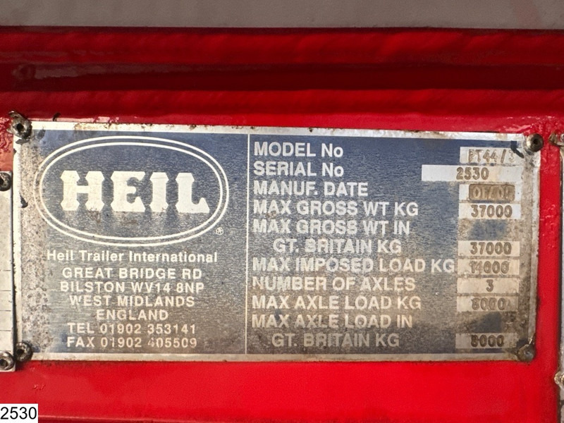 HEIL Fuel 44814 Liter, 6 Compartments - Tanker semi-trailer: picture 4 HEIL Fuel 44814 Liter, 6 Compartments - Tanker semi-trailer: picture 4