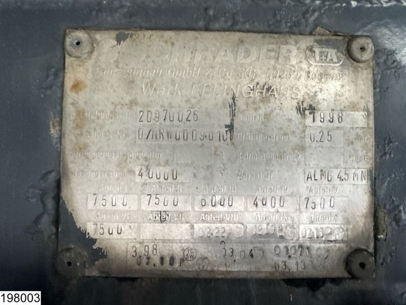 Hage und Knapp 40.000 Liter, 6 Comp, ADR - Tanker semi-trailer: picture 4 Hage und Knapp 40.000 Liter, 6 Comp, ADR - Tanker semi-trailer: picture 4