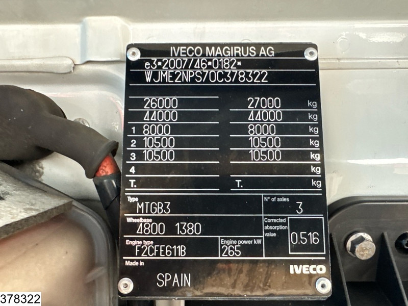 Iveco Trakker 360 6x4, EURO 6, Steelsuspension, Hub reduction - Dropside/ Flatbed truck: picture 5 Iveco Trakker 360 6x4, EURO 6, Steelsuspension, Hub reduction - Dropside/ Flatbed truck: picture 5