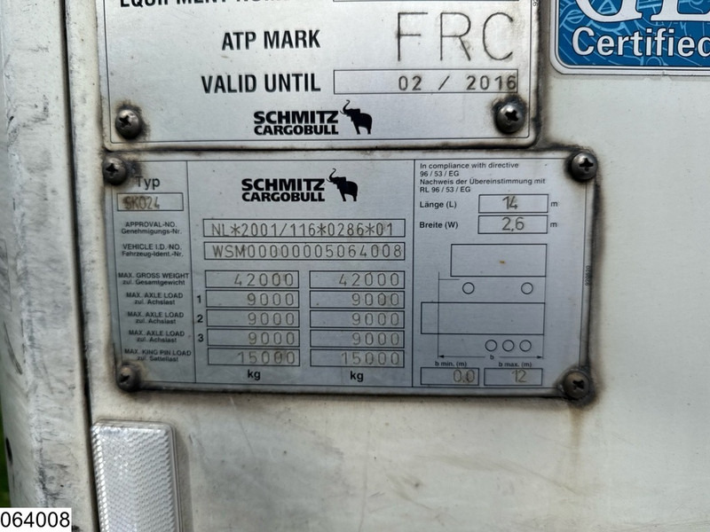 Schmitz Cargobull Koel vries Carrier Vector 1850 - Refrigerated semi-trailer: picture 3 Schmitz Cargobull Koel vries Carrier Vector 1850 - Refrigerated semi-trailer: picture 3