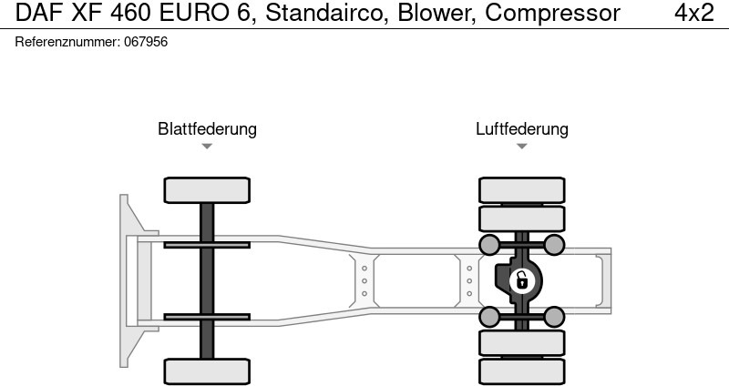 Tractor unit DAF XF 460 EURO 6, Standairco, Blower, Compressor: picture 14 Tractor unit DAF XF 460 EURO 6, Standairco, Blower, Compressor: picture 14