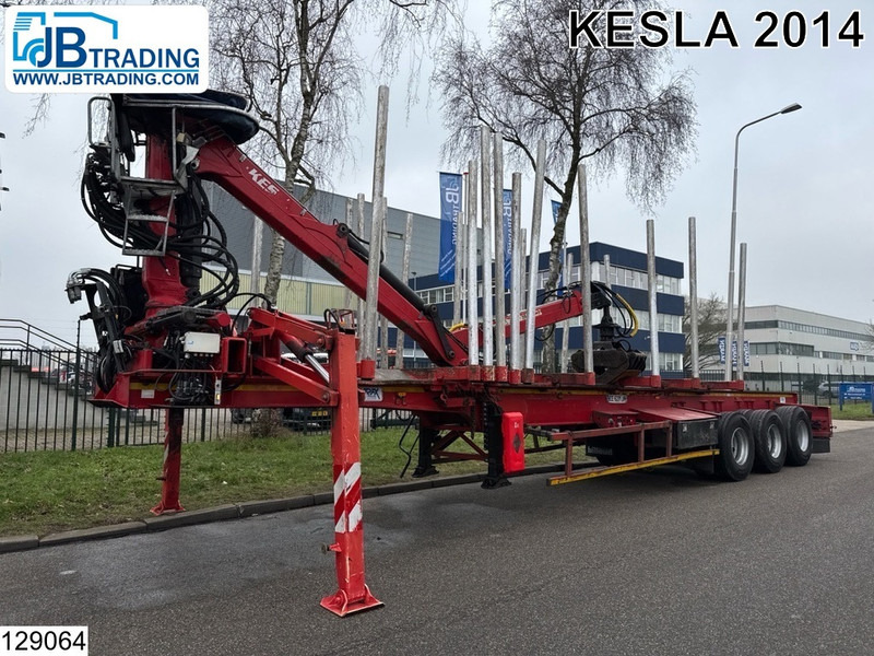 Trax Chassis Timber transport, Kesla 2014 - Timber semi-trailer: picture 1 Trax Chassis Timber transport, Kesla 2014 - Timber semi-trailer: picture 1