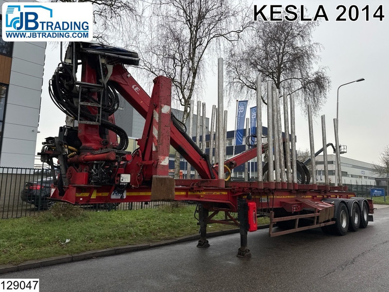 Trax open laadbak Timber transport, Kesla 2014 - Timber semi-trailer: picture 1 Trax open laadbak Timber transport, Kesla 2014 - Timber semi-trailer: picture 1