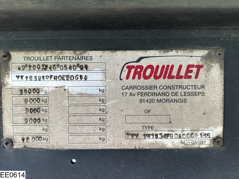 Trouillet Koel vries Carrier Vector 1950 , 2 Cooling units, Dhollandia - Refrigerated semi-trailer: picture 4 Trouillet Koel vries Carrier Vector 1950 , 2 Cooling units, Dhollandia - Refrigerated semi-trailer: picture 4