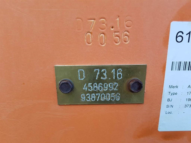 Atlas 1704MH-D73.16-Dipperstick/Stiel/Lepelsteel - Boom: picture 5 Atlas 1704MH-D73.16-Dipperstick/Stiel/Lepelsteel - Boom: picture 5