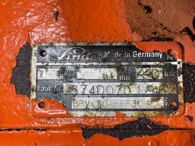 Hydraulics for Construction machinery Atlas 86E-Linde BPV-70/HPF30R-Drive pump/Fahrpumpe: picture 9 Hydraulics for Construction machinery Atlas 86E-Linde BPV-70/HPF30R-Drive pump/Fahrpumpe: picture 9