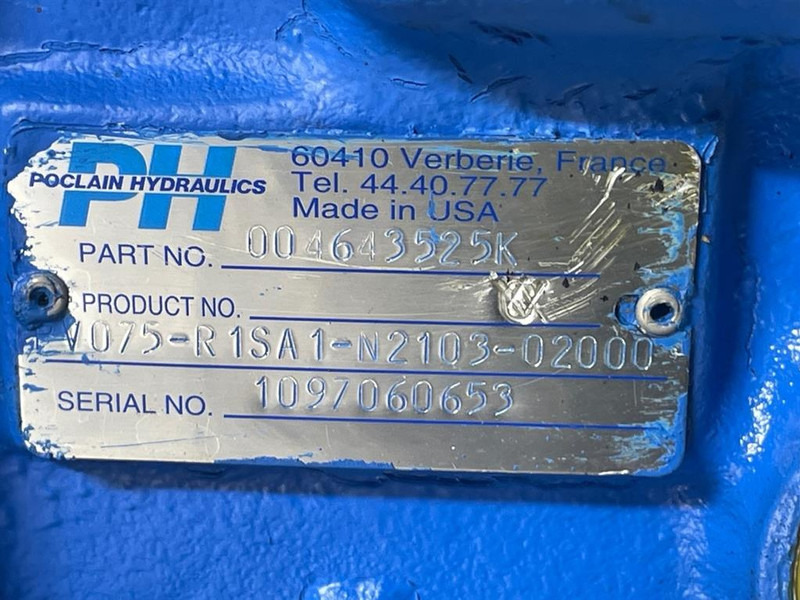 Poclain PV075-R1SA1-N2103-Drive pump/Fahrpumpe/Rijpomp - Hydraulics for Construction machinery: picture 5 Poclain PV075-R1SA1-N2103-Drive pump/Fahrpumpe/Rijpomp - Hydraulics for Construction machinery: picture 5
