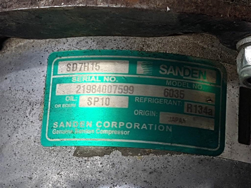 SANDEN SD7H15-6035-Compressor/Kompressor/Aircopomp - AC compressor for Construction machinery: picture 4 SANDEN SD7H15-6035-Compressor/Kompressor/Aircopomp - AC compressor for Construction machinery: picture 4