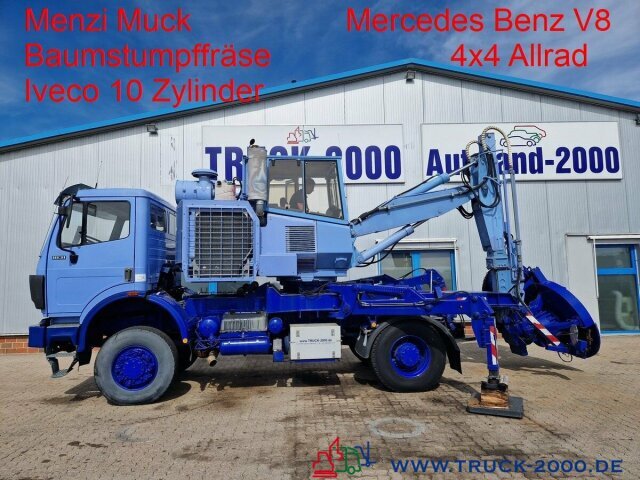 Mercedes-Benz 1831 4x4 Menzi Muck Baum Stubben - Wurzelfräse - Construction machinery: picture 1 Mercedes-Benz 1831 4x4 Menzi Muck Baum Stubben - Wurzelfräse - Construction machinery: picture 1