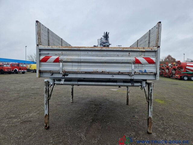 Tipper, Crane truck Meiller 3. S. Kipper Wechselaufbau MKG Kran HLK 66: picture 13