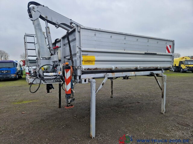 Tipper, Crane truck Meiller 3. S. Kipper Wechselaufbau MKG Kran HLK 66: picture 6