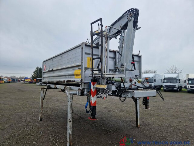Tipper, Crane truck Meiller 3. S. Kipper Wechselaufbau MKG Kran HLK 66: picture 10