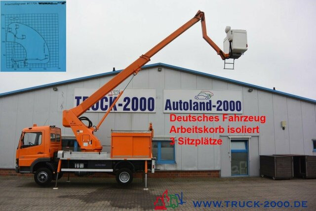 Mercedes-Benz Atego 815 Wumag WT170 17 m seitl. Auslage 11.3 m - Truck mounted aerial platform: picture 1 Mercedes-Benz Atego 815 Wumag WT170 17 m seitl. Auslage 11.3 m - Truck mounted aerial platform: picture 1