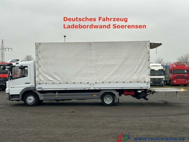 Mercedes-Benz Atego 816 Pritsche Plane LBW Original 113.559km - Curtain side truck: picture 1 Mercedes-Benz Atego 816 Pritsche Plane LBW Original 113.559km - Curtain side truck: picture 1