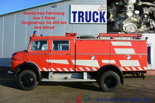 Mercedes-Benz LAF 1113 Metz Feuerwehr TLF16 Pumpe+2400 l Tank - Box truck: picture 1 Mercedes-Benz LAF 1113 Metz Feuerwehr TLF16 Pumpe+2400 l Tank - Box truck: picture 1