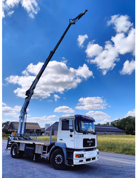 MAN 18.410 F2000 Cormach 22000 E4F + jib - Dropside/ Flatbed truck, Crane truck: picture 1 MAN 18.410 F2000 Cormach 22000 E4F + jib - Dropside/ Flatbed truck, Crane truck: picture 1