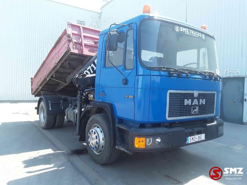 MAN 19.322 hiab 071 - Tipper, Crane truck: picture 1 MAN 19.322 hiab 071 - Tipper, Crane truck: picture 1
