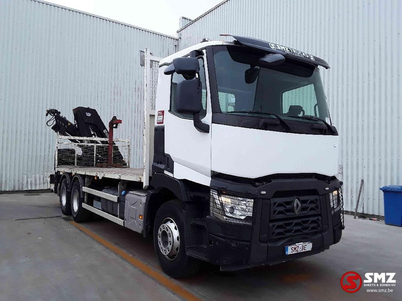 Renault C 380 hiab 188-3 remote - Dropside/ Flatbed truck, Crane truck: picture 1 Renault C 380 hiab 188-3 remote - Dropside/ Flatbed truck, Crane truck: picture 1