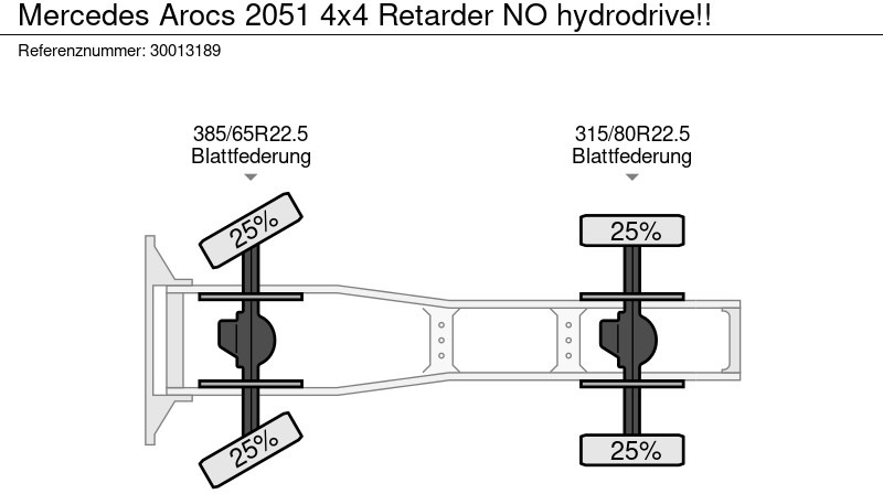 Tractor unit Mercedes-Benz Arocs 2051 4x4 Retarder NO hydrodrive!!: picture 13 Tractor unit Mercedes-Benz Arocs 2051 4x4 Retarder NO hydrodrive!!: picture 13