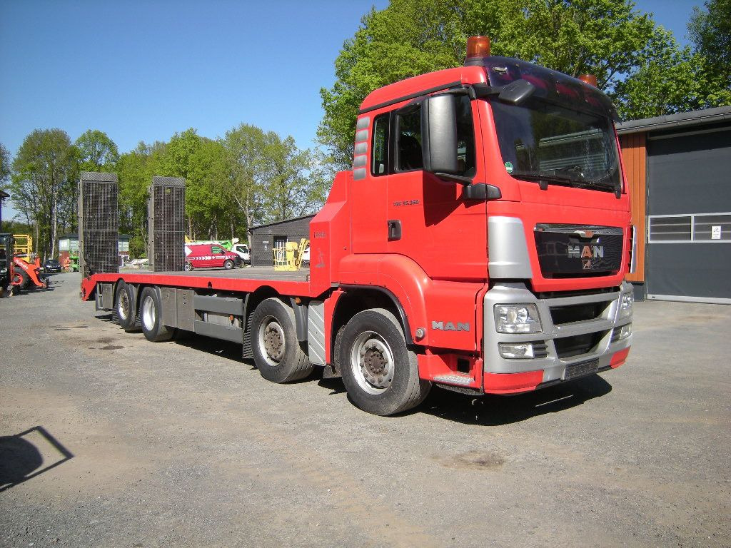 MAN 35.360, Zanner Plateau, Rampen, Winde - Tow truck: picture 1 MAN 35.360, Zanner Plateau, Rampen, Winde - Tow truck: picture 1
