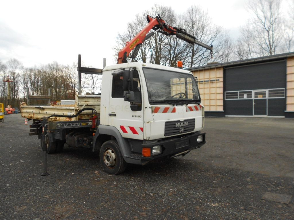 MAN MAN LE8.150 mit Palfinger PKG7001 - Tipper, Crane truck: picture 1 MAN MAN LE8.150 mit Palfinger PKG7001 - Tipper, Crane truck: picture 1