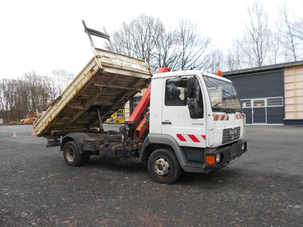 MAN MAN LE8.150 mit Palfinger PKG7001 - Tipper, Crane truck: picture 2 MAN MAN LE8.150 mit Palfinger PKG7001 - Tipper, Crane truck: picture 2