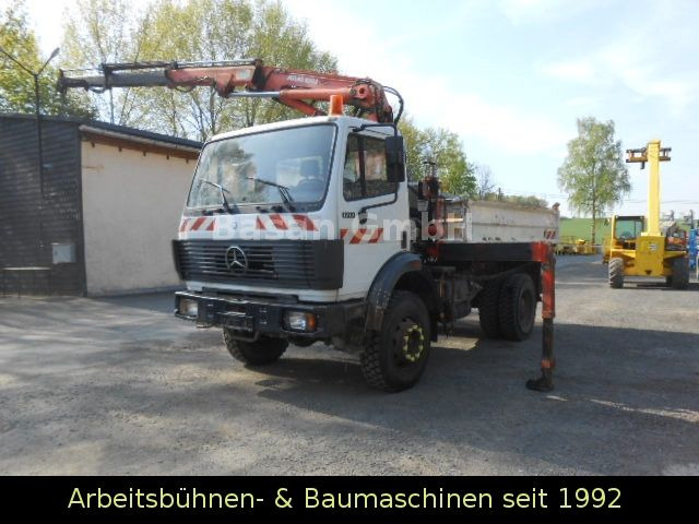 Mercedes-Benz MB 1717 AK Kipper Allrad mit Kran Atlas 100.1 Mercedes-Benz MB 1717 AK Kipper Allrad mit Kran Atlas 100.1 - Tipper, Crane truck: picture 4 Mercedes-Benz MB 1717 AK Kipper Allrad mit Kran Atlas 100.1 Mercedes-Benz MB 1717 AK Kipper Allrad mit Kran Atlas 100.1 - Tipper, Crane truck: picture 4