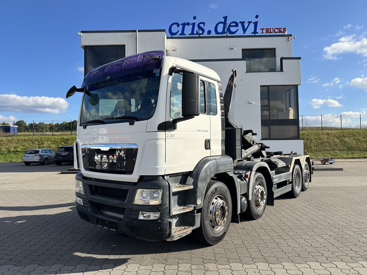 MAN TGS 35.400 8x2 Intarder Meiller Haken - Hook lift truck: picture 1 MAN TGS 35.400 8x2 Intarder Meiller Haken - Hook lift truck: picture 1