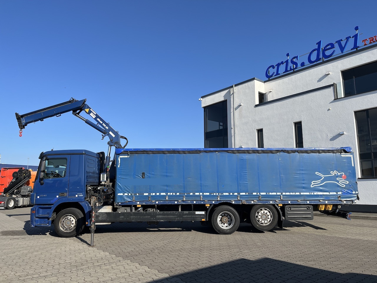 Mercedes-Benz 2541 6x2 Atlas 135.2E Pritsche 8,20 m Ausziehbar - Curtain side truck, Crane truck: picture 5 Mercedes-Benz 2541 6x2 Atlas 135.2E Pritsche 8,20 m Ausziehbar - Curtain side truck, Crane truck: picture 5