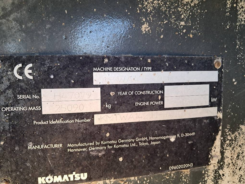 Wheel loader Komatsu WA475-10E0: picture 17 Wheel loader Komatsu WA475-10E0: picture 17