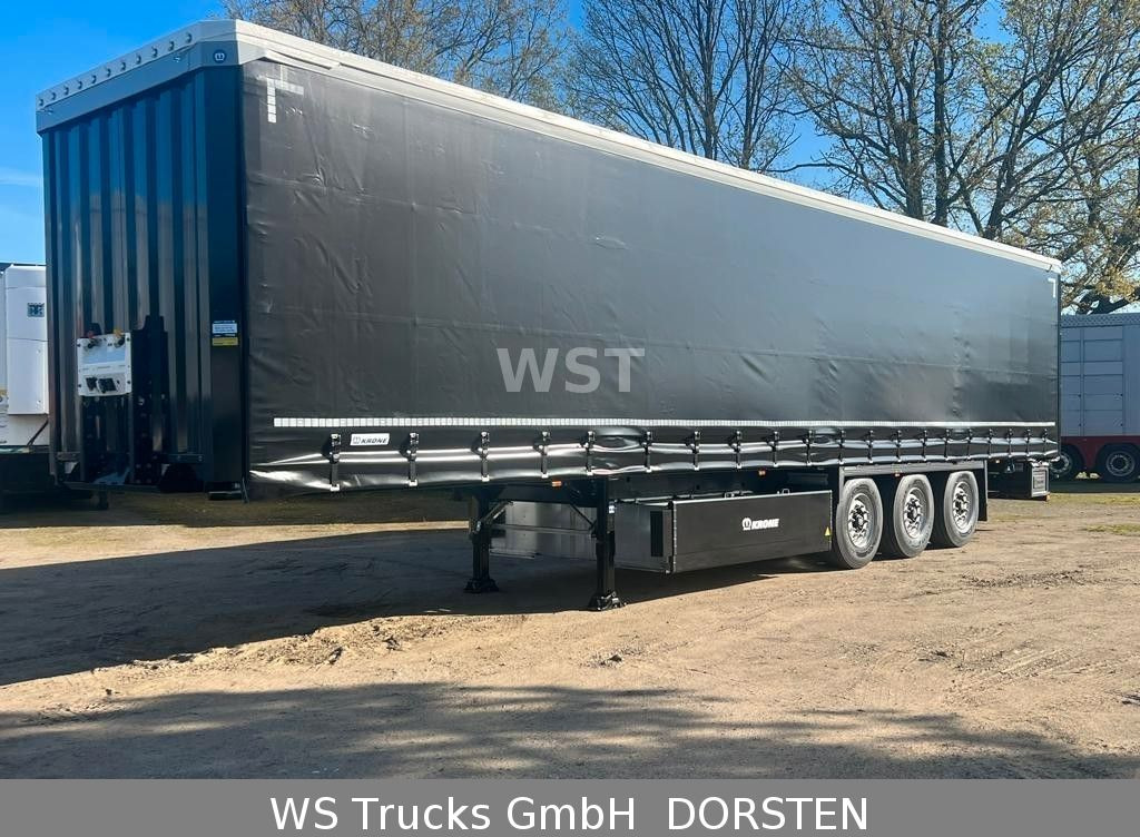 Krone 20x Profiliner Edscha SAF Achsen - Curtainsider semi-trailer: picture 1 Krone 20x Profiliner Edscha SAF Achsen - Curtainsider semi-trailer: picture 1