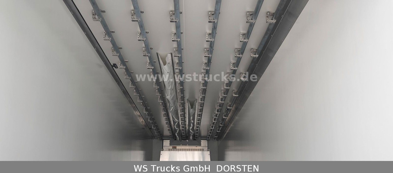 Closed box semi-trailer Krone Kühlauflieger Carrier Vector 1550 Rohrbahn: picture 17