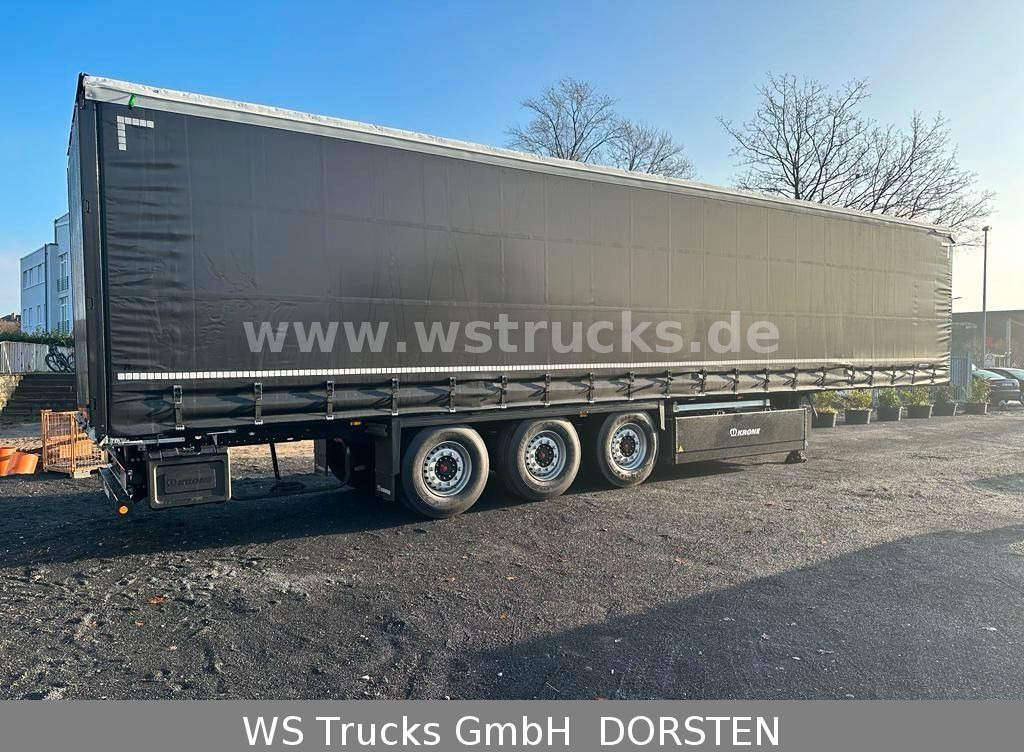 Krone Planauflieger SDP 27 Edscha SAF Achsen - Curtainsider semi-trailer: picture 3 Krone Planauflieger SDP 27 Edscha SAF Achsen - Curtainsider semi-trailer: picture 3