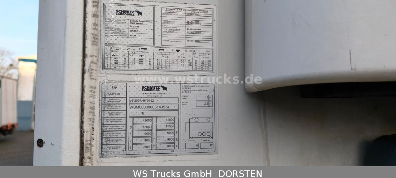 Schmitz Cargobull SKO 24 Kühlauflieger | Rohrbahn Vector 1850Mt - Refrigerated semi-trailer: picture 5 Schmitz Cargobull SKO 24 Kühlauflieger | Rohrbahn Vector 1850Mt - Refrigerated semi-trailer: picture 5