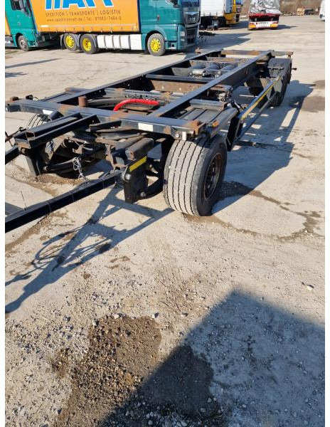 Kögel Lafette JUMBO Drehschemel Lafette 1m Abstellhöhe - Container transporter/ Swap body trailer: picture 1 Kögel Lafette JUMBO Drehschemel Lafette 1m Abstellhöhe - Container transporter/ Swap body trailer: picture 1